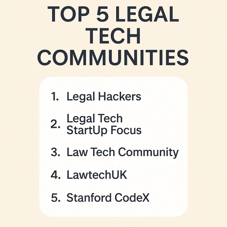 Top LegalTech Startups