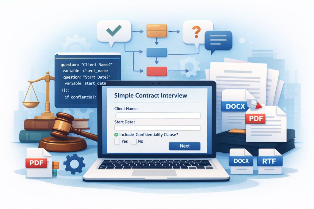 Step-by-Step Guide: Building Your First Docassemble Interview for a Simple Contract