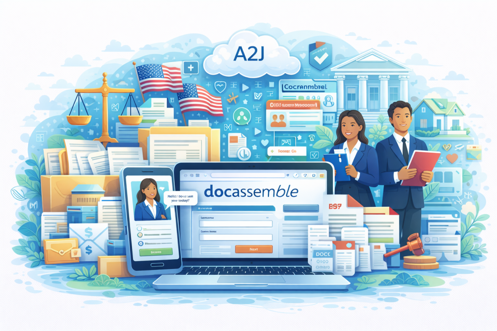 Access to Justice at Scale: How US Legal Aid Orgs Use Docassemble for A2J Projects