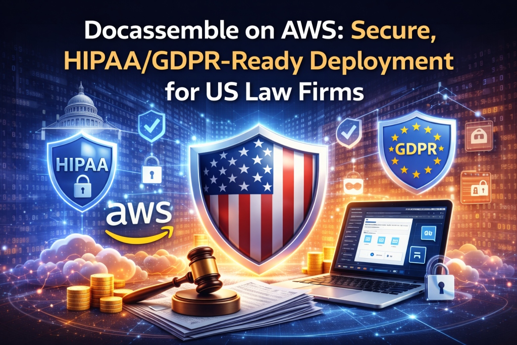 Docassemble on AWS: Secure, HIPAA/GDPR-Ready Deployment for US Law Firms