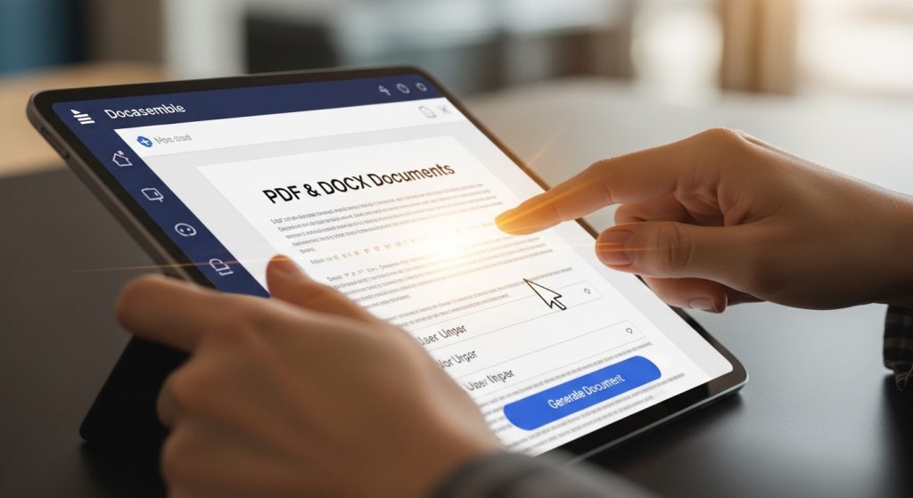 How to Generate PDF & DOCX Documents Using Docassemble