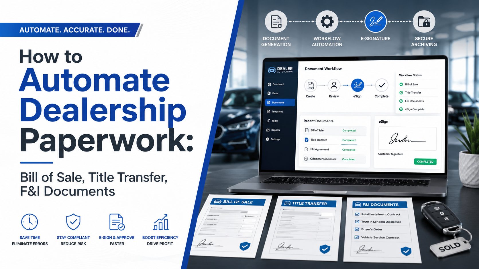 Dealership Document Automation for Faster Paperwork