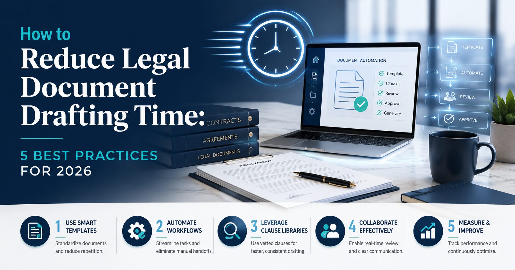 How to Reduce Legal Document Drafting Time: 5 Best Practices for 2026
